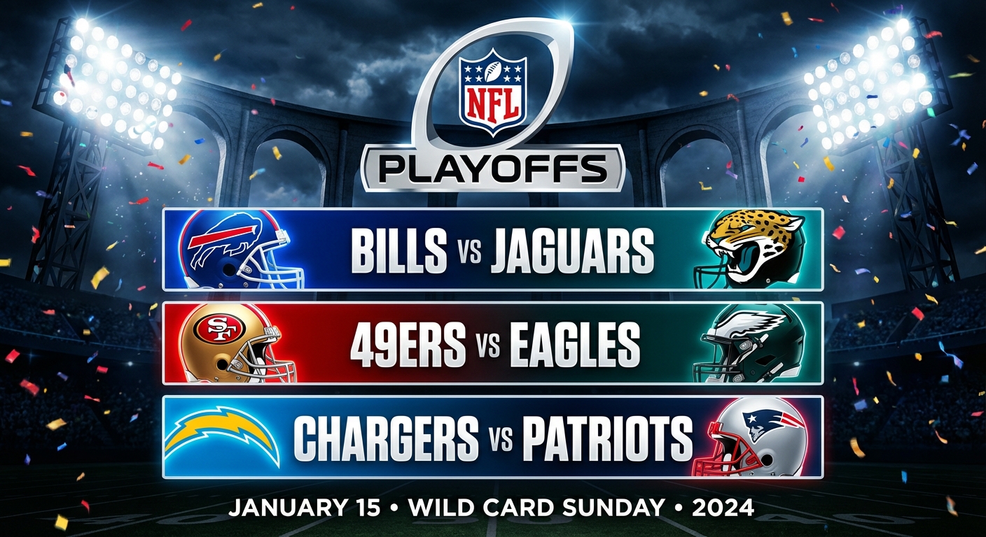 Wild Card Sunday: Three Games That Could Define the NFL Playoff Picture