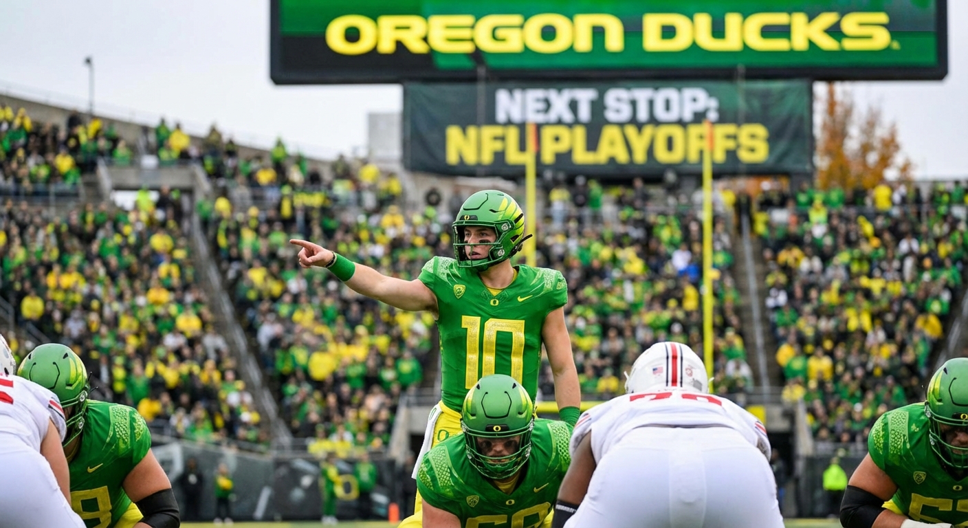 Bo Nix during his college career at Oregon