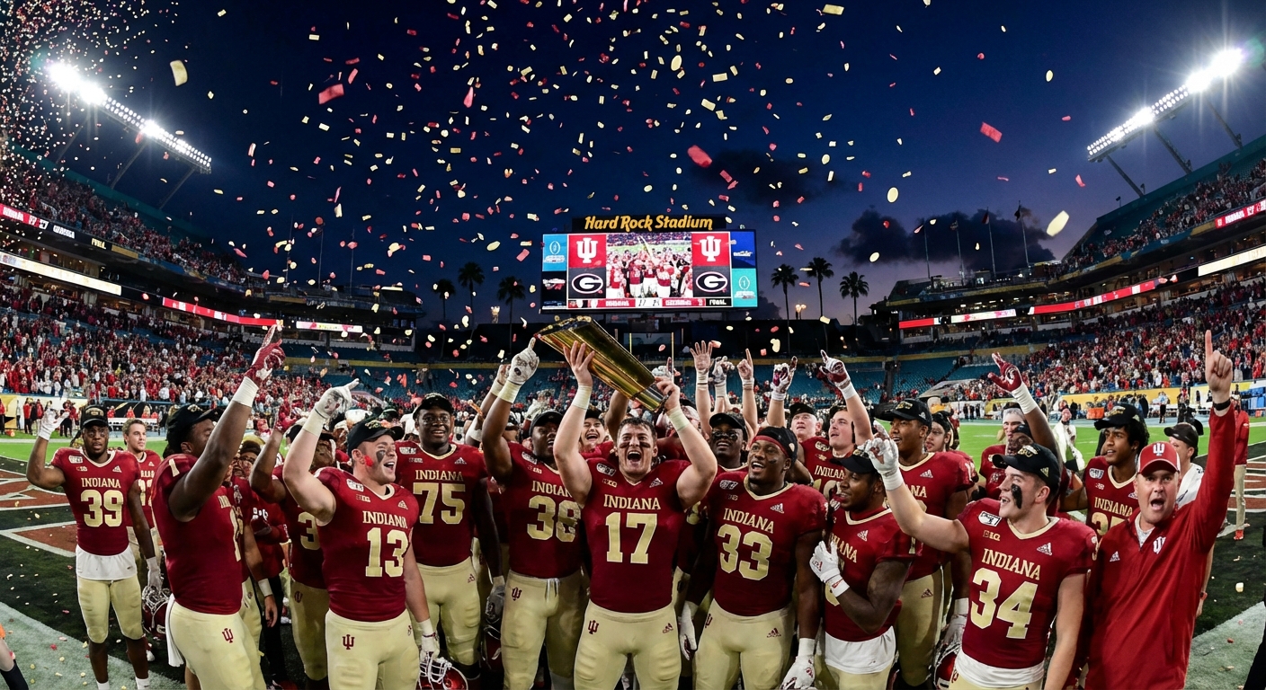 Indiana Wins National Championship, Completes Perfect 16-0 Season