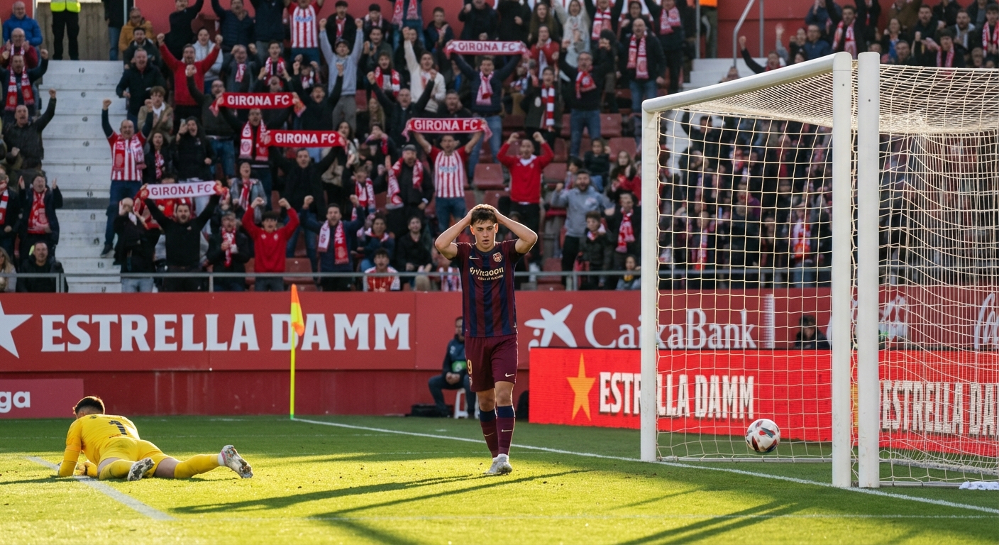 Barcelona Collapse at Girona as Yamal Penalty Miss Swings La Liga Title Race