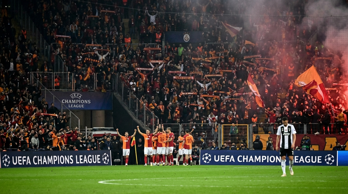 Galatasaray Demolish 10-Man Juventus 5-2 in Champions League Istanbul Thriller